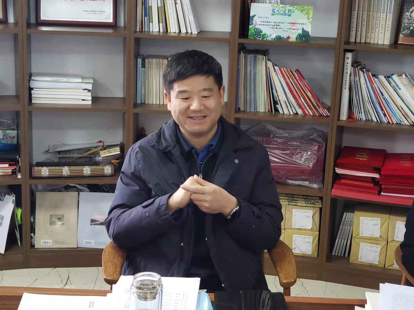 中共通州区委统战部走访民盟通州区工委